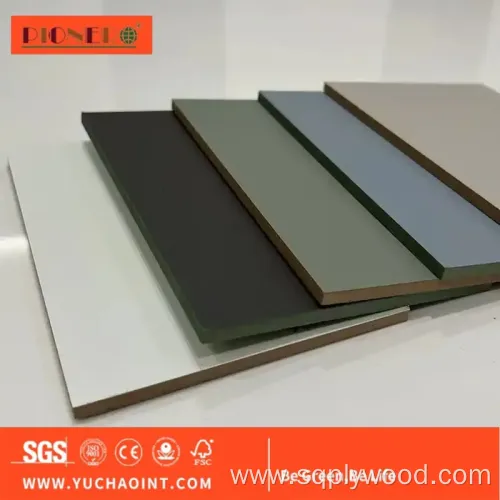 Pet Laminated MDF Board for Kitchen Cabinet